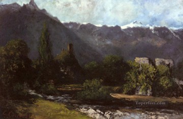  gustav - Le paisaje glaciar río Gustave Courbet